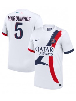 Muži Futbalové oblečenie Paris Saint-Germain Marquinhos #5 2024-25 Krátky Rukáv - Preč